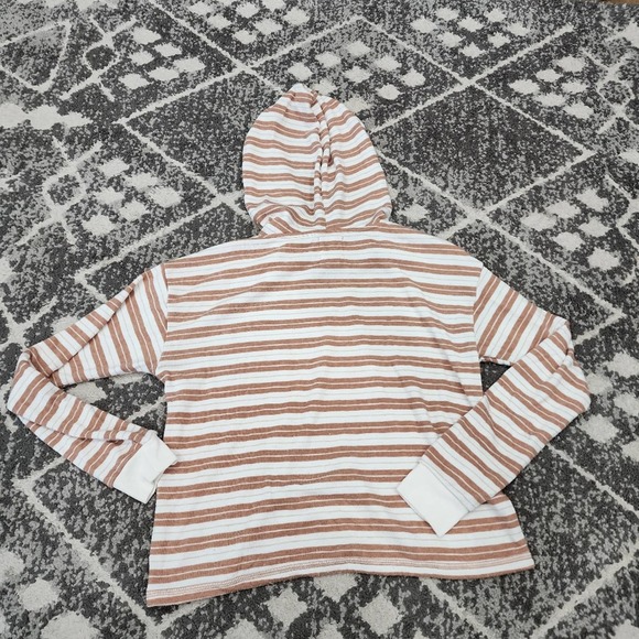 Billabong women's size small striped crop pullover hoodie - Picture 6 of 6